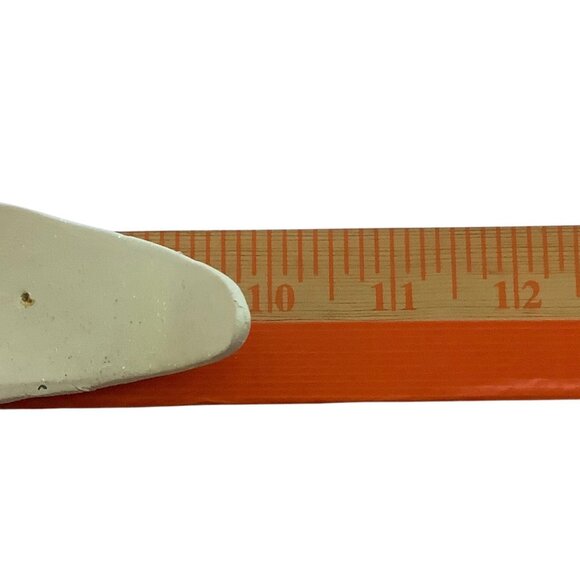 Snowman Ornament With Wire Hanger 10” Tall Clay Ceramic Christmas Holiday - Picture 4 of 4